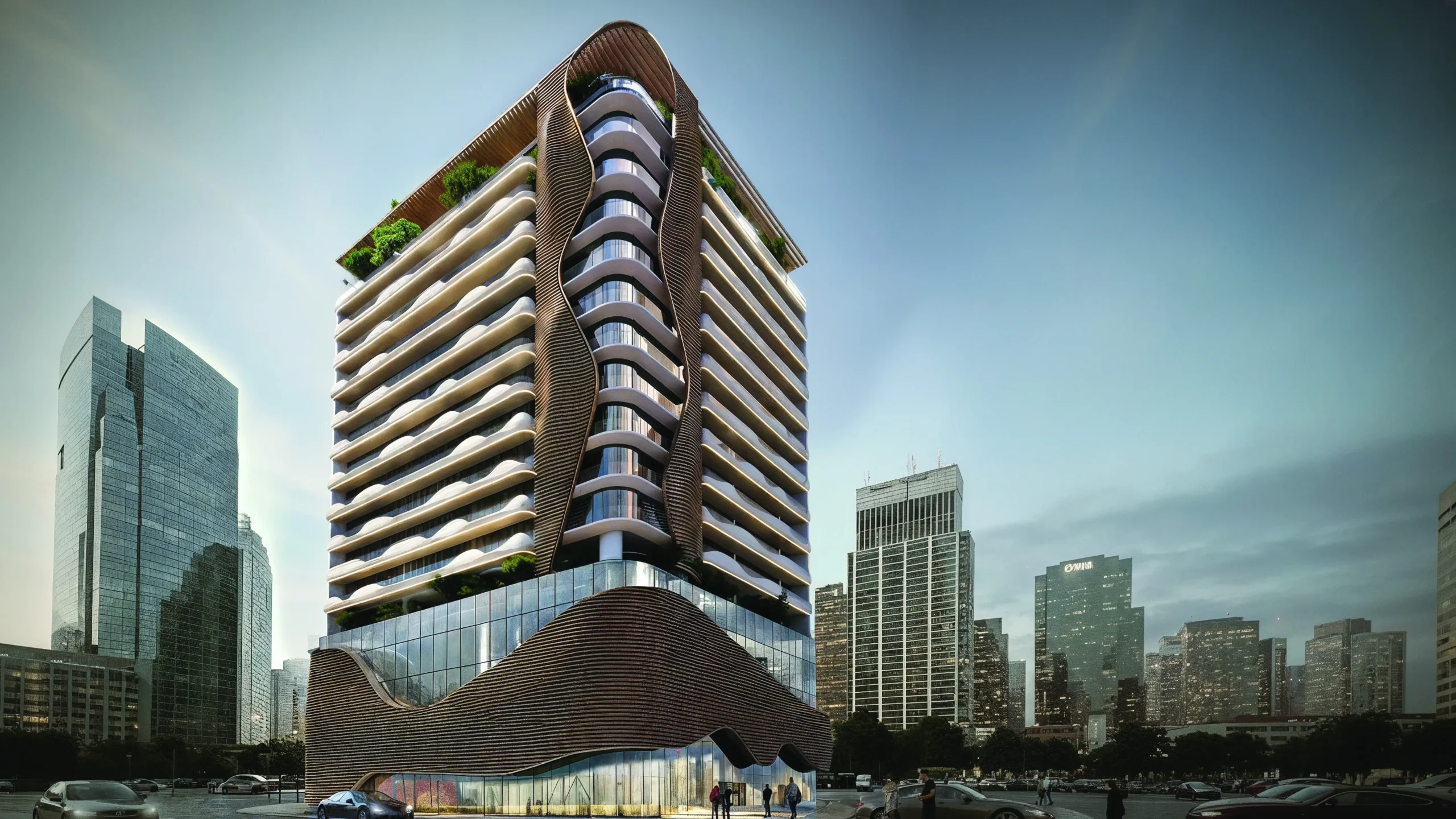 Sky Harmony building render