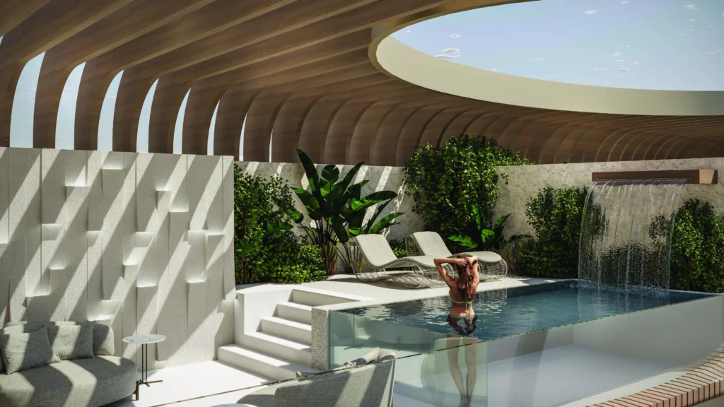 Iconic Wave Facade